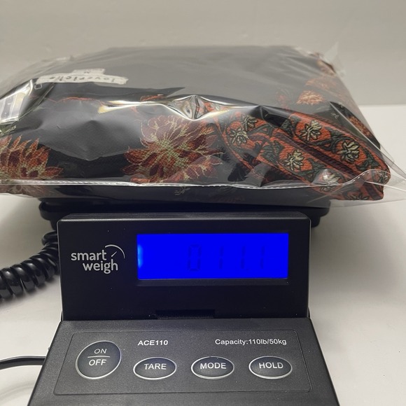 Loveriche Navy Blue Floral Long Sleeve Dress Cottage‎ Core Boho Festival Mini - Picture 8 of 8